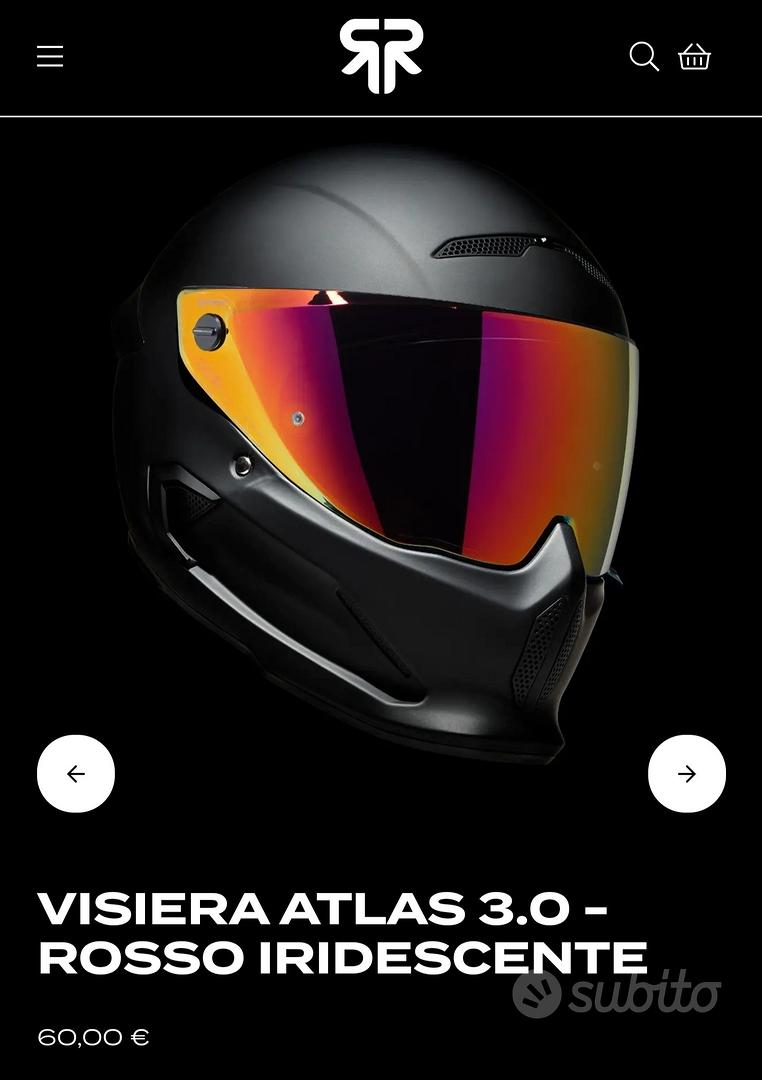 Ruroc, Visiera Atlas Nera, Visiera casco moto