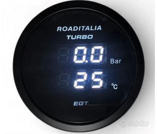 manometro digitale egt turbo 0-3 bar  road italia