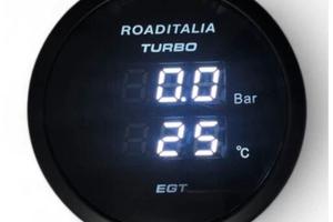 manometro digitale egt turbo 0-3 bar  road italia