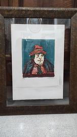 Litografia a colori Mino Maccari numerata 