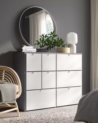 cassettiera IKEA bianca a 8 cassetti VISTHUS