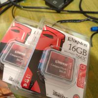 N° 2 schede Kingston Ultimate 16 GB 266x