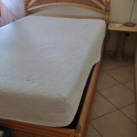 Letto bamboo 1 piazza e 1/2 + comodino