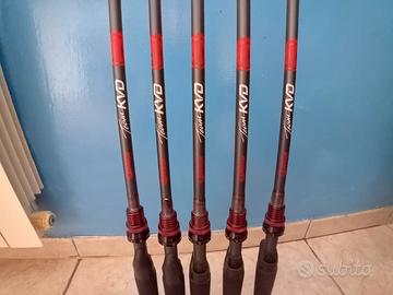 set canne KVD black bass