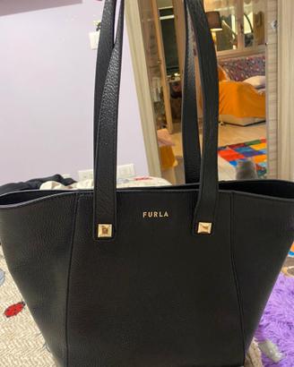 Furla borsa originale pelle nera