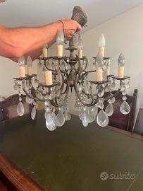lampadario cristallo