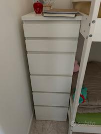 Cassettiera MALM ikea 6 cassetti