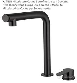 Miscelatore nero per cucina