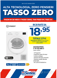 Asciugatrice Indesit 9kg