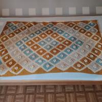 Copertina uncinetto di lana