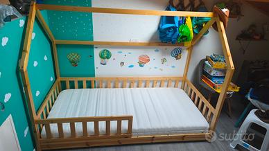 letto bambino montessoriano + materasso