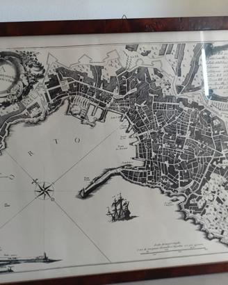 cartina storica Genova 