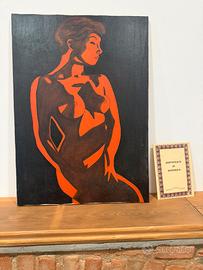 Quadro raffigurante donna