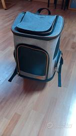 Trasportino con trolley per cani di piccola taglia