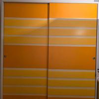 Camera  da letto artigianale  con due letti singol