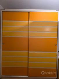 Camera  da letto artigianale  con due letti singol