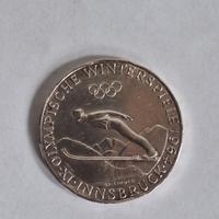 Moneta in argento, giochi olimpici Innsbruck 1964