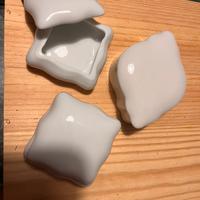 Scatoline bianche porcellana Limoges