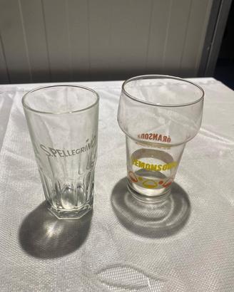 Bicchieri Oransoda  San Pellegrino 
