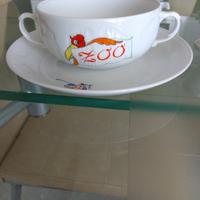 Set pappa bimbi in fine porcellana 