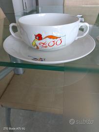 Set pappa bimbi in fine porcellana 