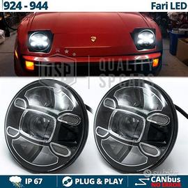 FARI LED 7'' PER PORSCHE 924 944 6500K Omologati