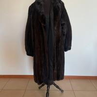 Pelliccia Visone scuro taglia 44