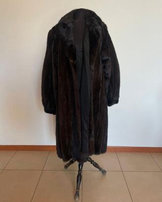 Pelliccia Visone scuro taglia 44