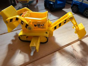 Paw Patrol bulldozer Rubble e altro veicolo