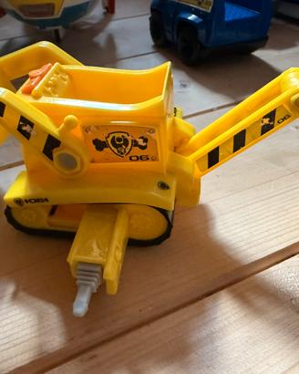 Paw Patrol bulldozer Rubble e altro veicolo