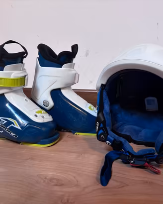 Set sci bambino - casco e scarponi