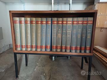 Mobiletto vintage con Enciclopedia "Il Milione"