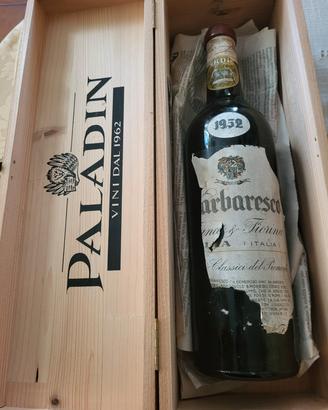 Raro Barbaresco 1952 - Franco & Fiorina (Alba) 