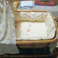 Culla vimini anni 60