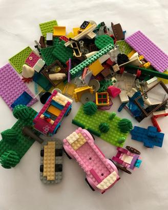 Lotto LEGO misto e Friends 738g Lavato Sanificato