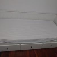 Lettino Hemnes Ikea+materasso 30cm