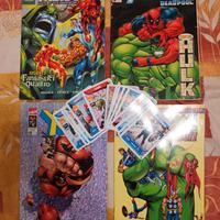 Lotto Albi Marvel + Carte da gioco