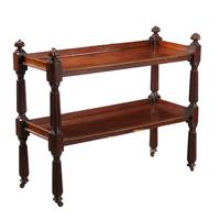 Etagere Inglese in Mogano - XIX Secolo