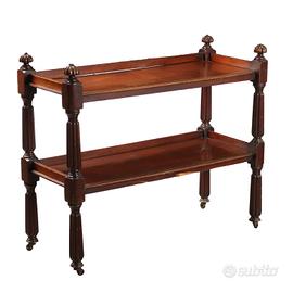 Etagere Inglese in Mogano - XIX Secolo