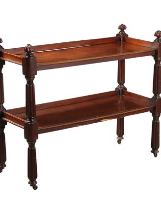 Etagere Inglese in Mogano - XIX Secolo