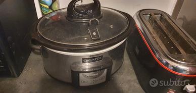 Crock-pot slow cooker 6L digitale bassa pot.