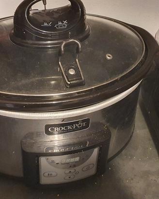 Crock-pot slow cooker 6L digitale bassa pot.