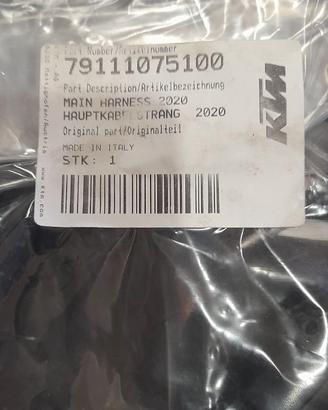 Impianto elettrico nuovo ktm  sxf