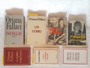 ORIANA FALLACI 7 Libri, 3 Prime edizioni