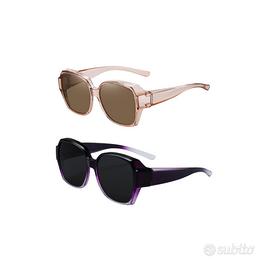 2 paia occhiali da sole donna protezione uv estate