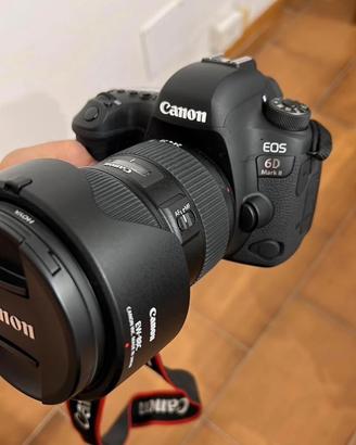 Canon eos 6D Mark II + obiettivo + flash