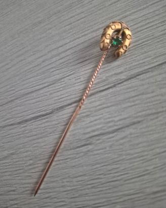 spilla per cravatta oro primi 900
