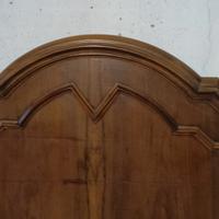 Letto singolo legno noce fine '800