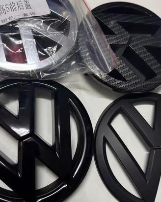Logo loghi neri golf GTi GTD 7 7.5 8 volkswagen VW
