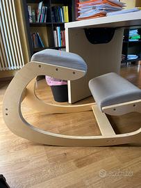 Sedia inginocchiatoio, anche per mal di schiena